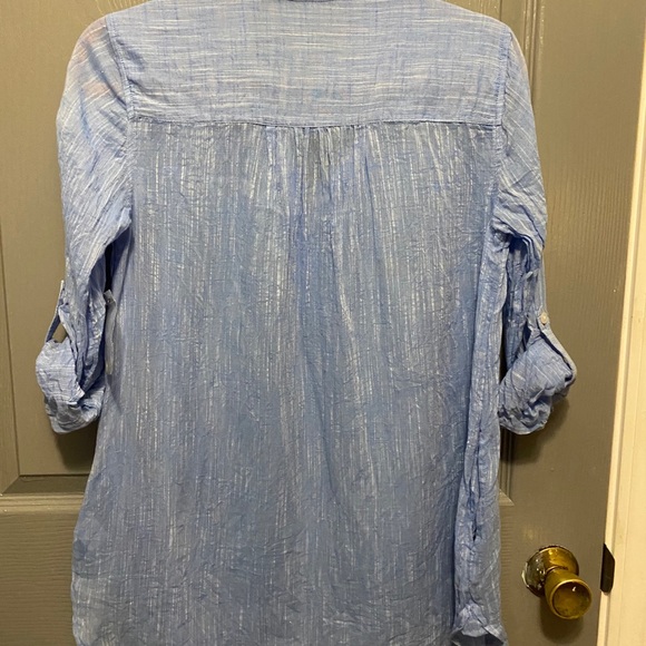 Crown and ivy denim tunic size xs - Picture 2 of 3